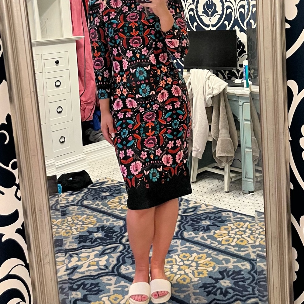 Eliza J Floral Midi